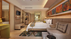 SenS Hotel & Spa guest room with modern interior design
