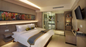 Superior room with modern amenities at SenS Hotel Ubud
