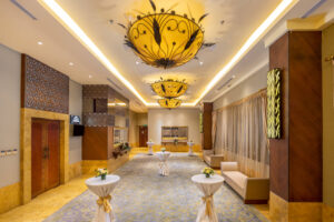 pre-function ballroom intimate wedding